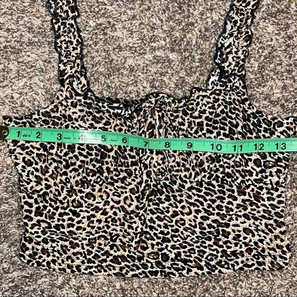 Leopard cheetah crop top - Picture 6 of 8